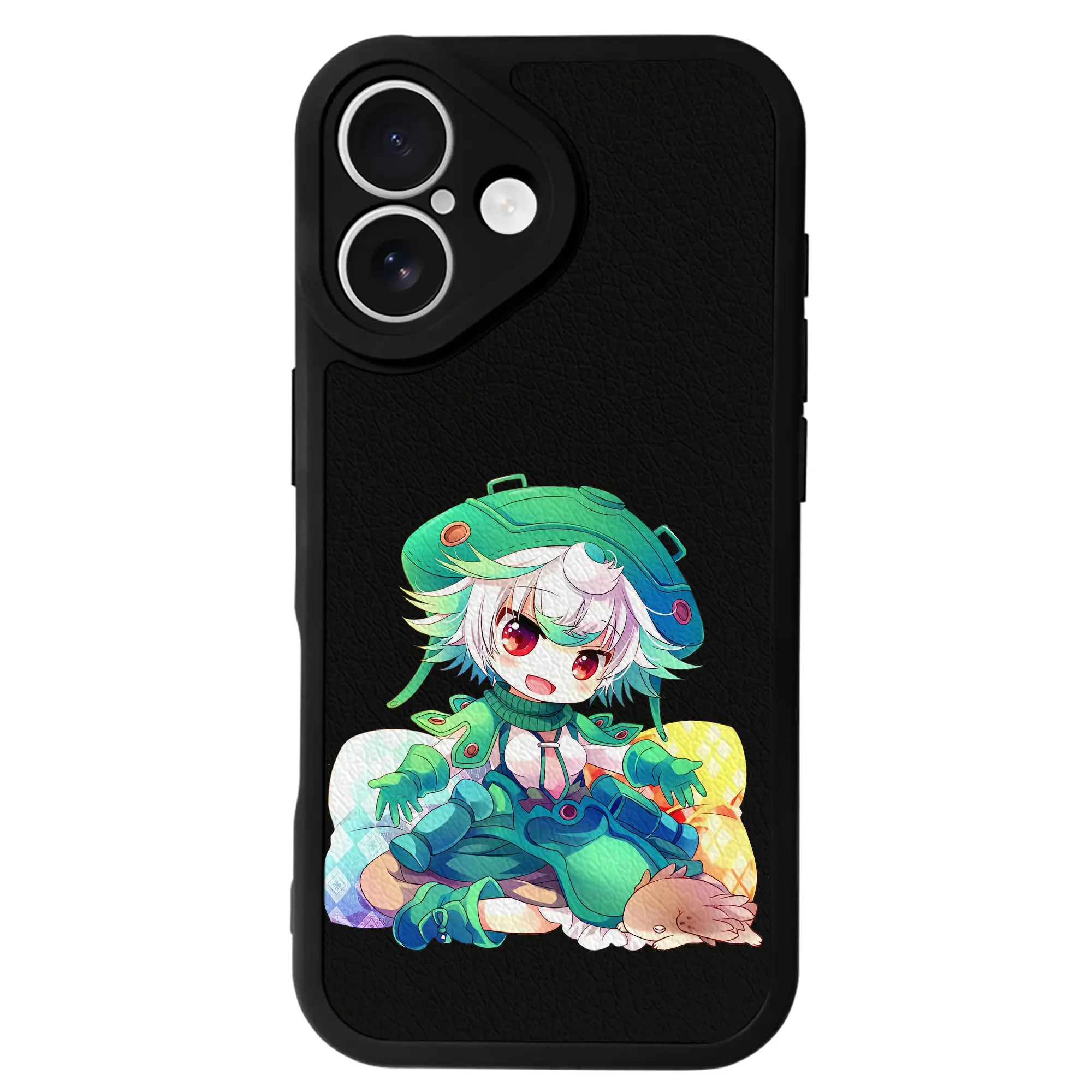 メイドインアビス グッズ,プルシュカ - IPhone 16シリーズ対応 ・ シリコンスマホケース ・ レザー調 ・ 高精度フィット ・ 耐衝撃 ・ ワイヤレス充電対応 ・ 精密カット